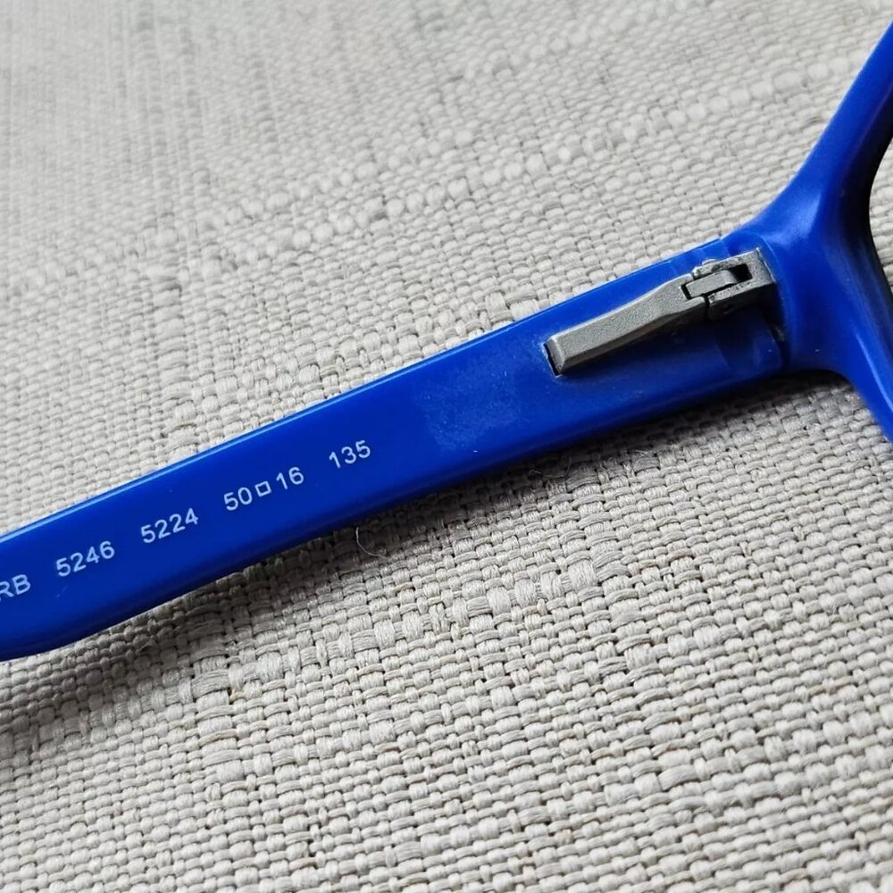 Ray-Ban Eyeglasses/Glasse Frame Black/Blue RB5246 5224 50[]16 135 Frame - Picture 9 of 12